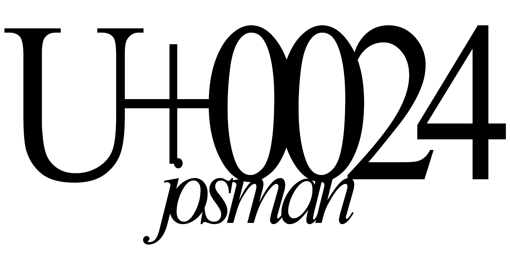 direction graphique U+0024