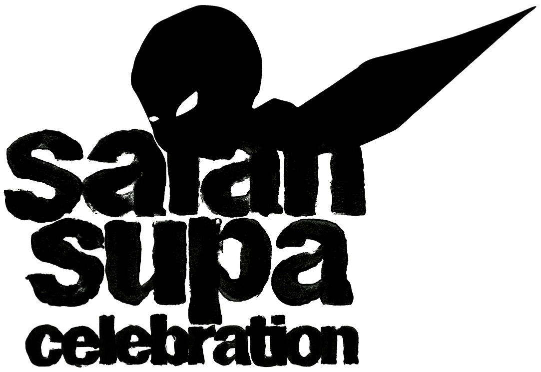 direction graphique + typographie Saïan Supa Celebration