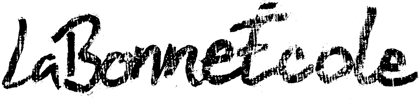 typographie La Bonne École