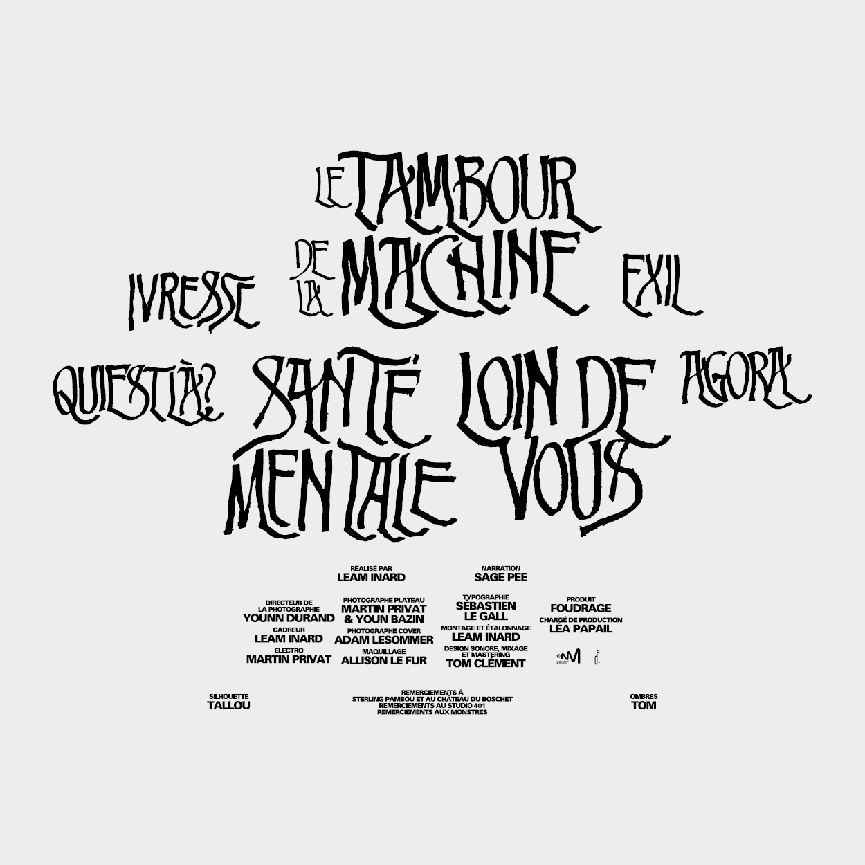 titrage La rose, les monstres, l'exil (Tallou)