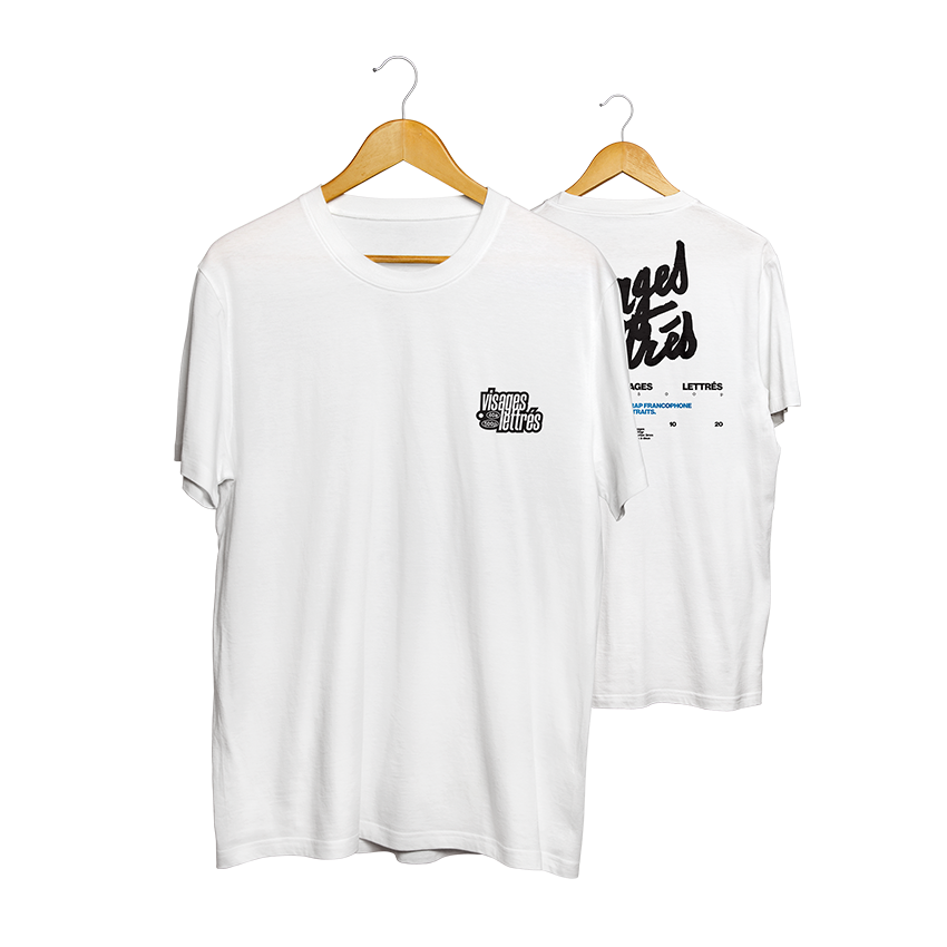 T-Shirt Visages Lettrés