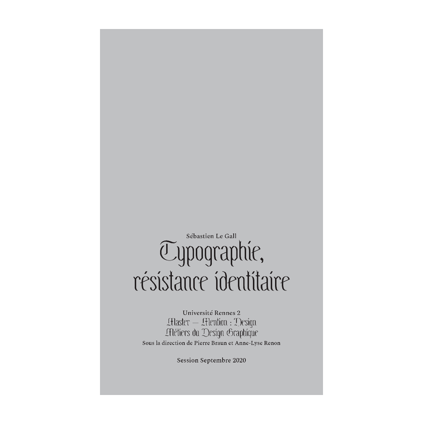 Typographie: résistance identitaire